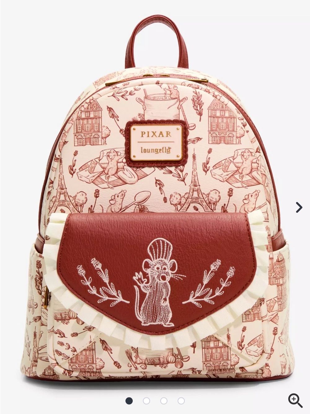 Loungefly Disney Pixar Ratatouille Scenic Allover Print Mini Backpack Exclusive